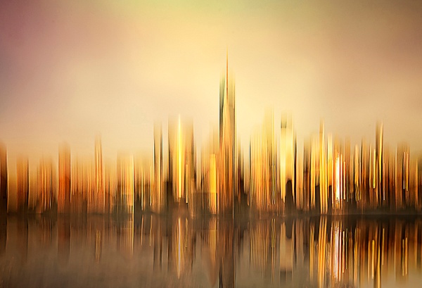 NYC Skyline at Sunset - Fine Art Photographer - Author - Speaker - Roxanne Bouche' Overton