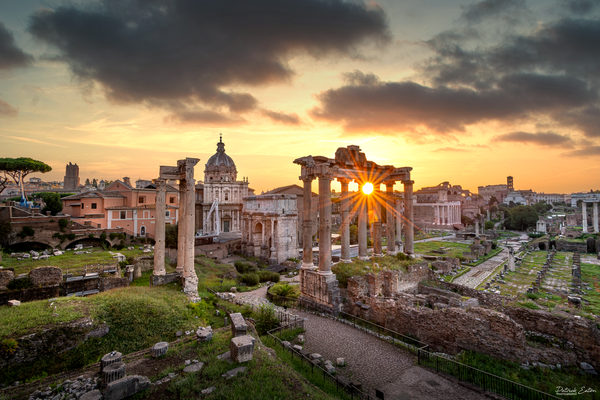 First Sunrays at The Forum || Rome, Italy - Home - Patrick Eaton Photography 