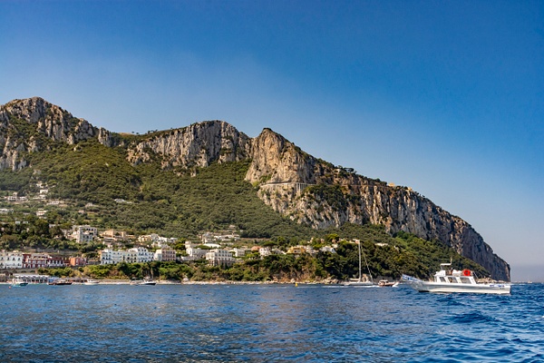 Capri-Town-Capri-Coastline-Italy - Photographs of the Amalfi Coast, Capri and Sorrento, Italy