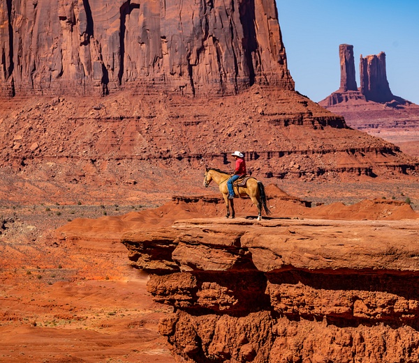 Monument Valley rider - Landscape - Jim Krueger Photography  