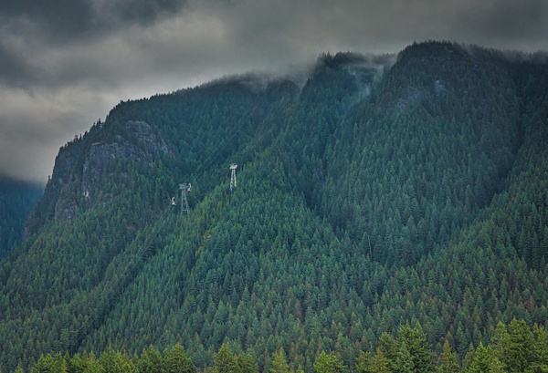 Grouse Mountain Sky Tram - Landscape - McKinlay Photo 