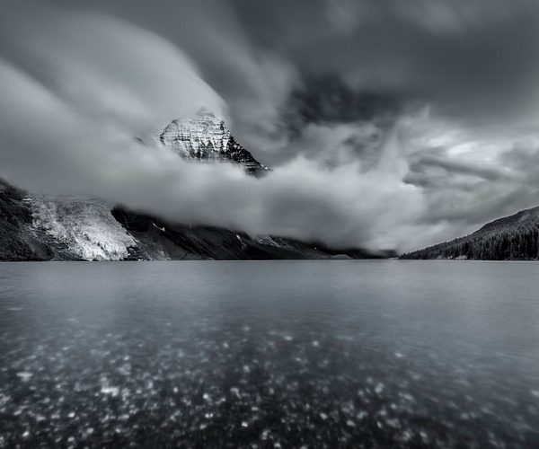Black and White Ladnscape Images, Mount Robson-10 - Small Calgary Photography Classes, Learn Photography Calgary,  