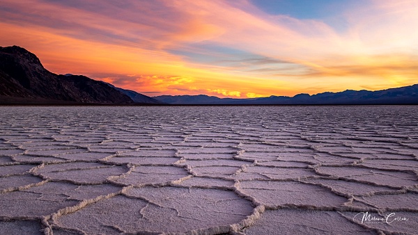 Death Valley Salt Flat Cyrstals Sunset - Melanie Cullen - Home