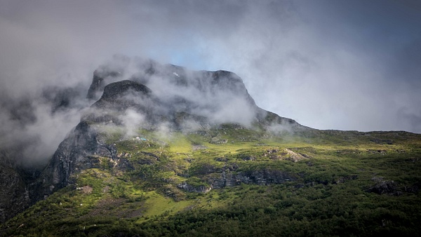 Geiranger-Norway-Mountain-Morning Sun - Home - Guy Riendeau Photography 