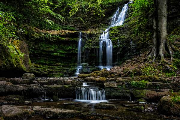 Waterfall - Yorkshire by Christopher Cherrington