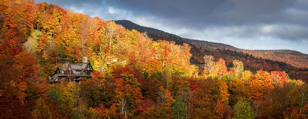 Afternoon Autum Colors on the Mountain by Brad Balfour