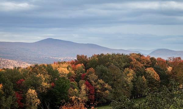 Vermont Hills in Fall by Brad Balfour