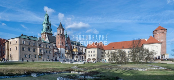 Wawel-Royal-Castle-panorama-Krakow-Poland - Krakow, Poland 