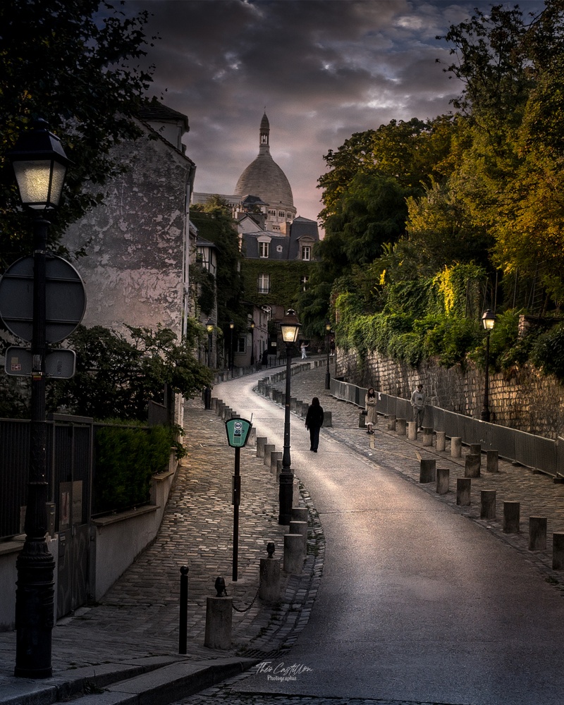 Un dimanche crépusculaire à Montmartre