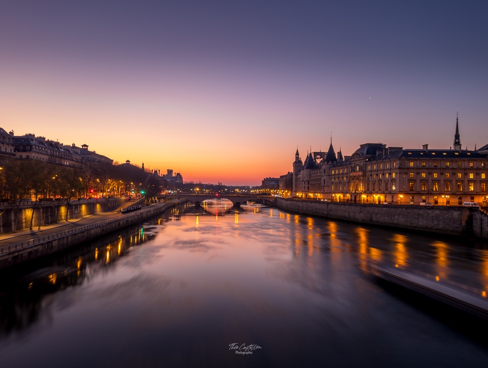 La Seine à l'heure dorée