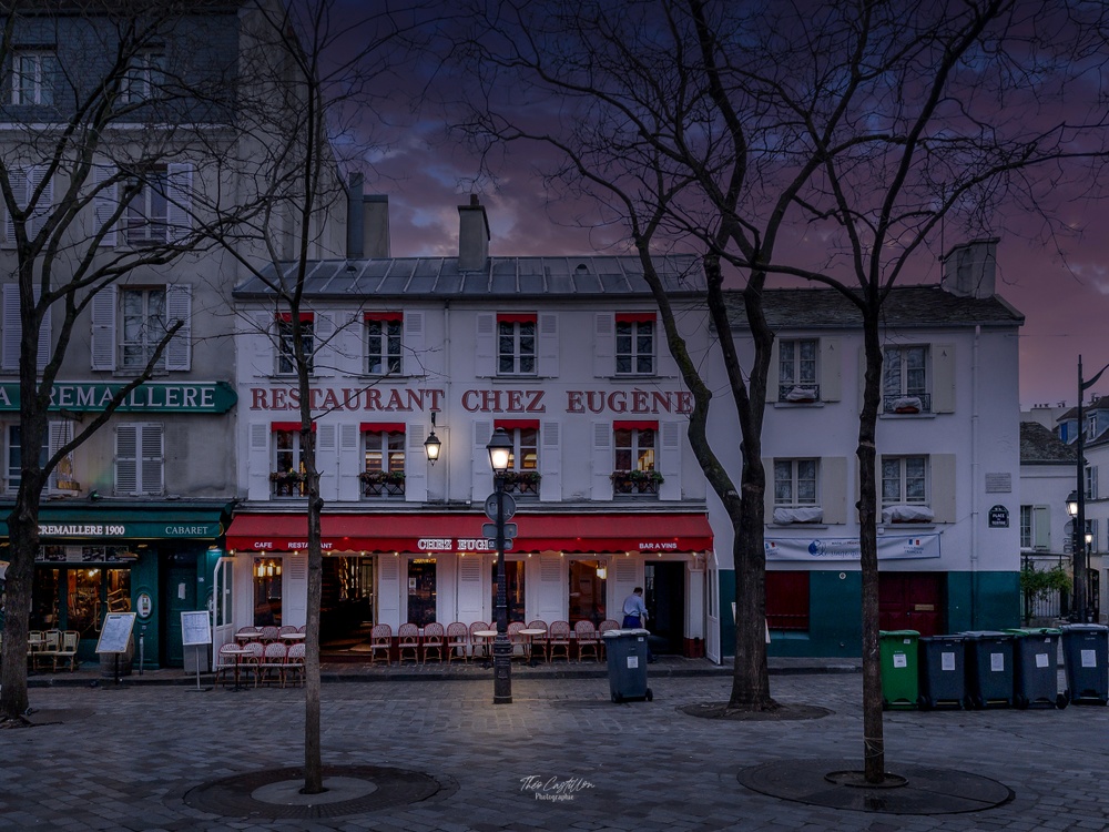 Crépuscule à Montmartre