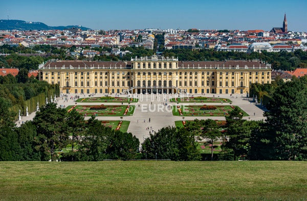 Schönbrunn-Palace-Vienna-Austria-high-view - Photographs of Granada, Spain