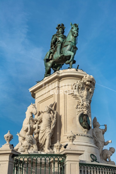 Equestrian-statue-of-D-José-I-Lisbon-Portugal - Photographs of Lisbon and Cascais, Portugal. 
